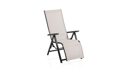 KETTLER MANHATTAN Silver-Line Relaxsessel – schwarz matt/ Dublin Ansicht 1