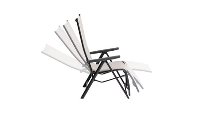 KETTLER MANHATTAN Silver-Line Relaxsessel – schwarz matt/ Dublin Ansicht 5
