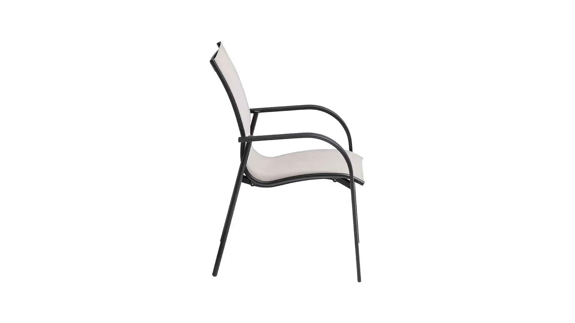 KETTLER PACIFIC Stapelsessel – schwarz matt/ Dublin Ansicht 3