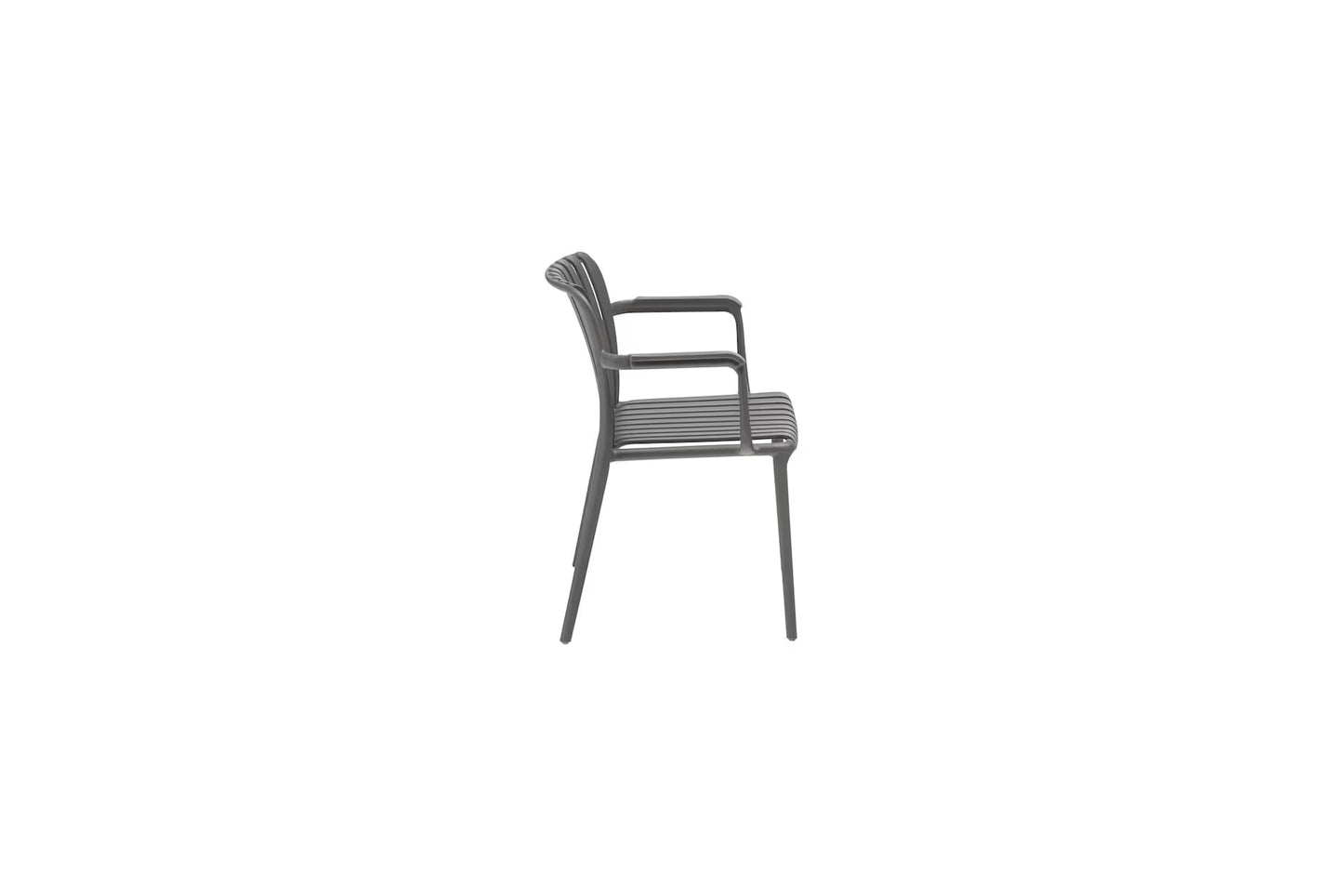 KETTLER LAGO Stapelsessel grau – weiss Ansicht 2
