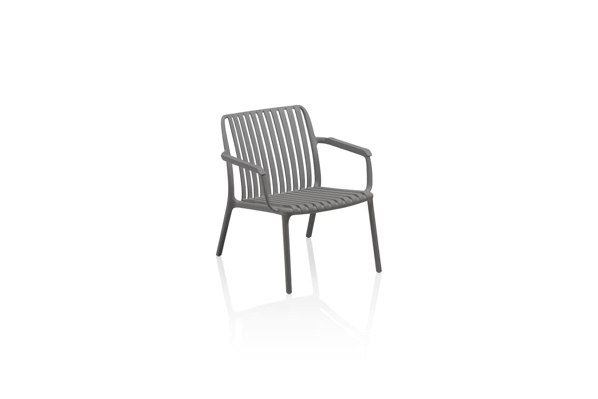 KETTLER LAGO Lounge Sessel grau – weiss Ansicht 1
