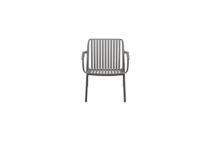 KETTLER LAGO Lounge Sessel grau – weiss Ansicht 2