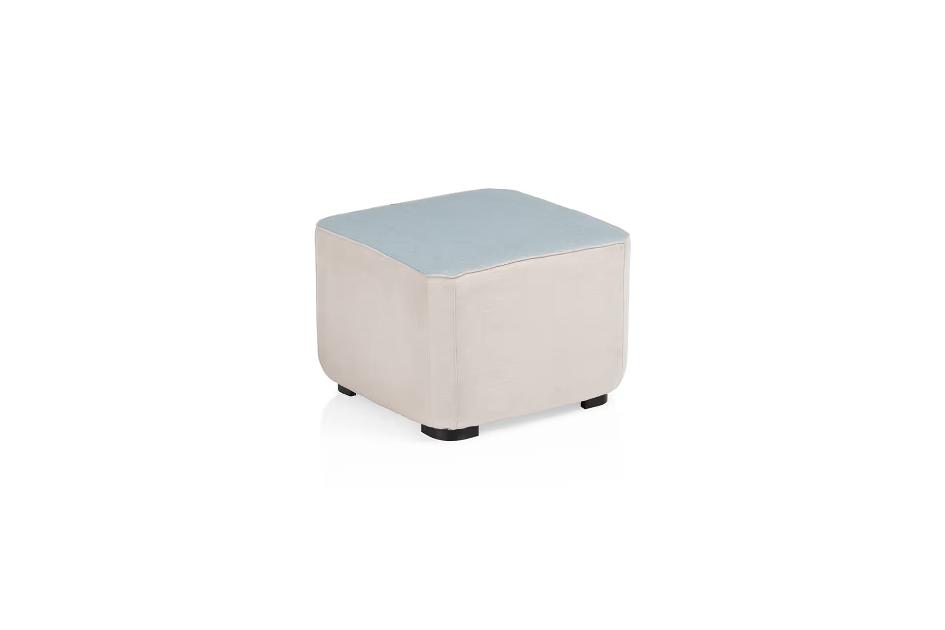 KETTLER EGO Universal Hocker
60 x 60 x 43 cm – natte linen/frosty chine Ansicht 1