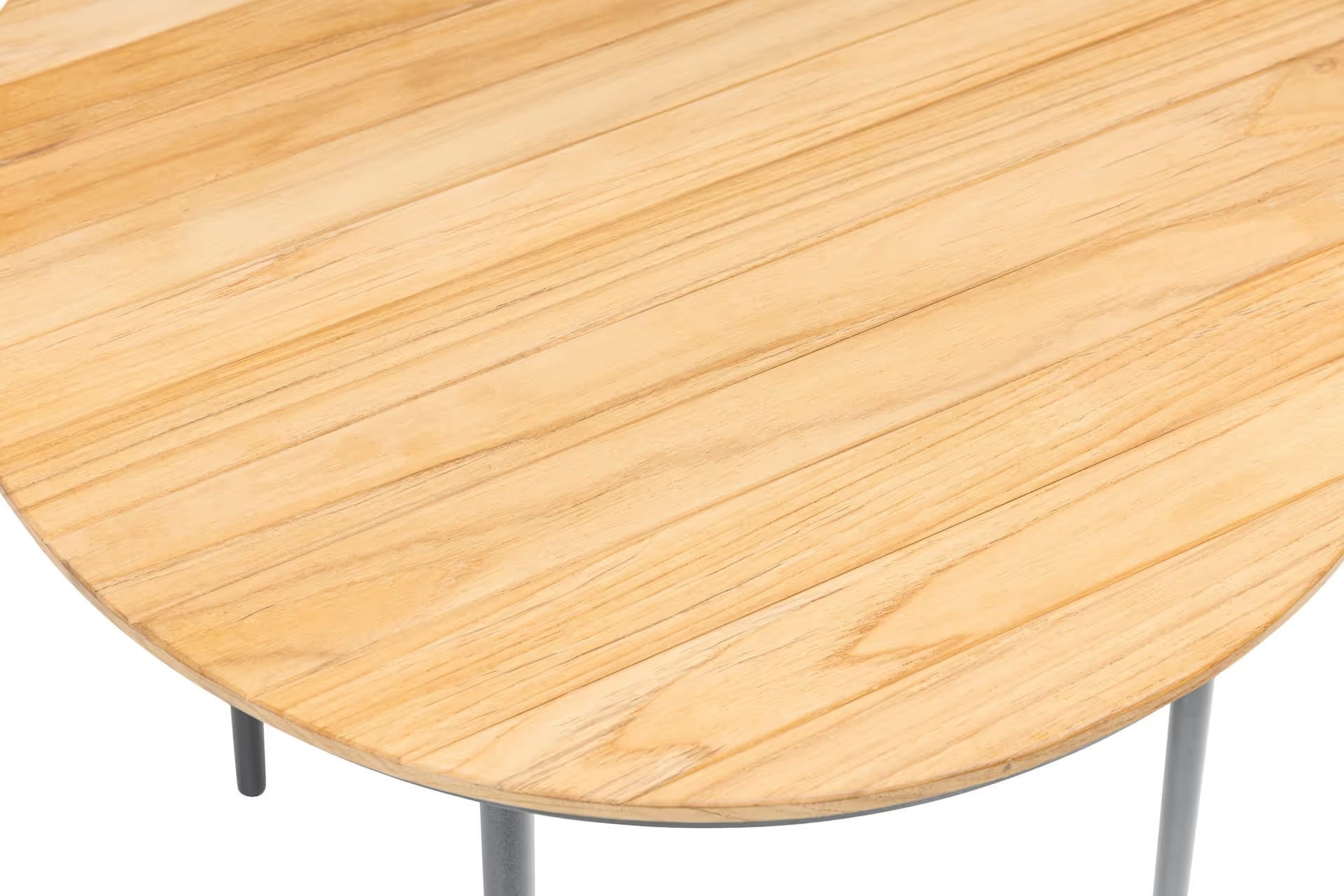 KETTLER BEISTELLTISCH rund Ø 50 cm – anthrazit matt/ natur Ansicht 2