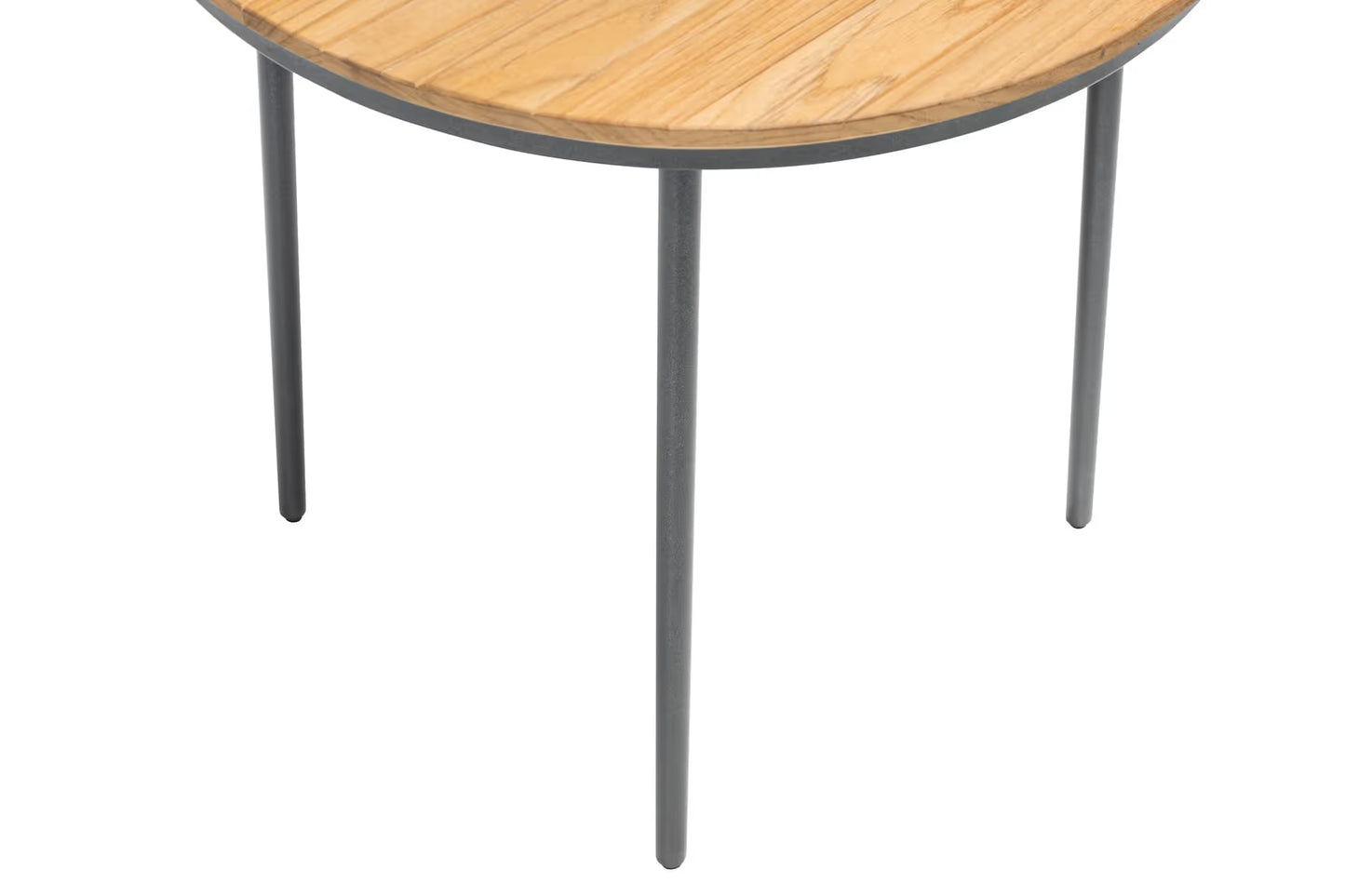KETTLER BEISTELLTISCH rund Ø 50 cm – anthrazit matt/ natur Ansicht 5