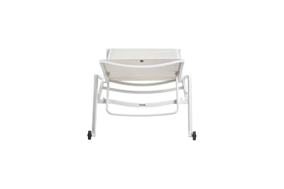 KETTLER DIAMOND Stapelliege – weiß matt/ beige Ansicht 5