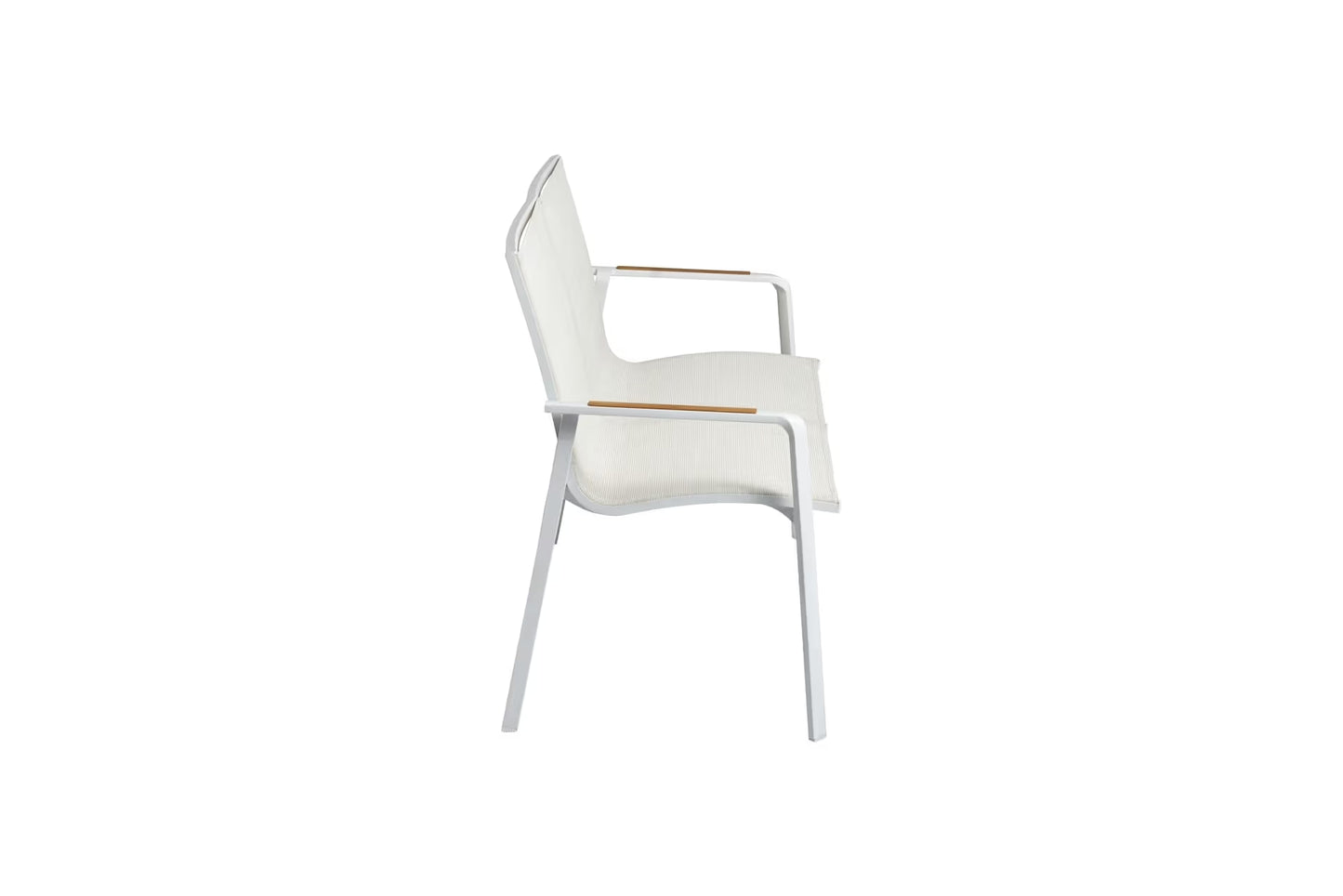 KETTLER DIAMOND 2er-Bank – weiß matt/ beige Ansicht 3