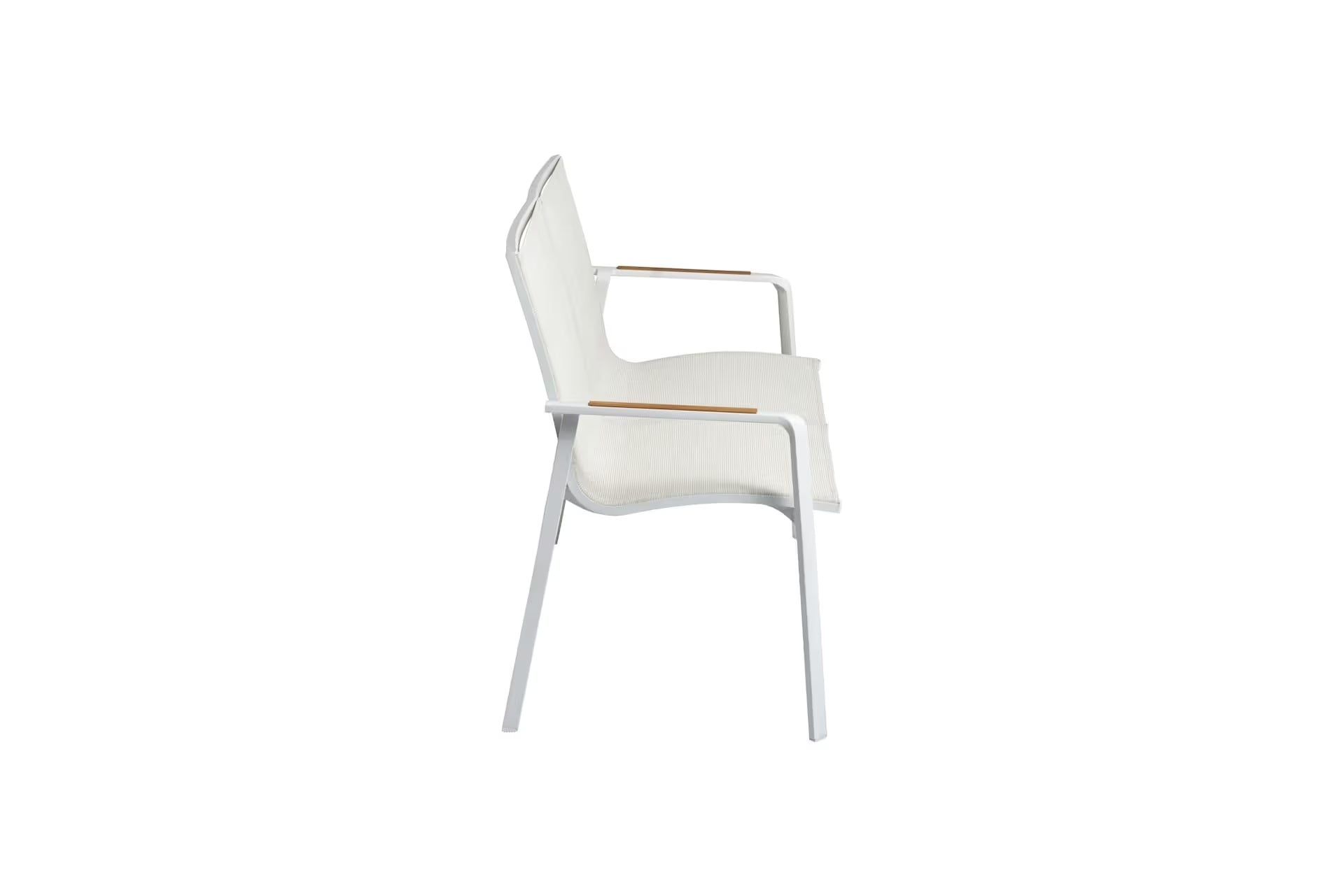 KETTLER DIAMOND 2er-Bank – weiß matt/ beige Ansicht 3