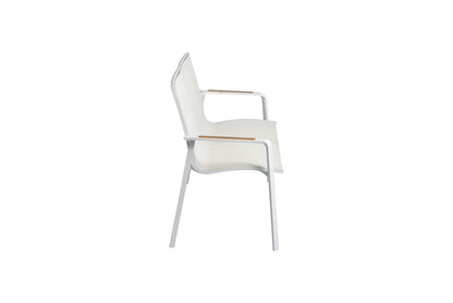 KETTLER DIAMOND 2er-Bank – weiß matt/ beige Ansicht 3