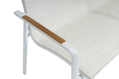 KETTLER DIAMOND 2er-Bank – weiß matt/ beige Ansicht 6
