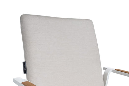 KETTLER DIAMOND Stapelsessel – weiß matt/natte linen chalk Ansicht 6