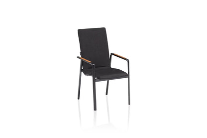 KETTLER DIAMOND Hoher Stapelsessel – anthrazit/ sooty Ansicht 1