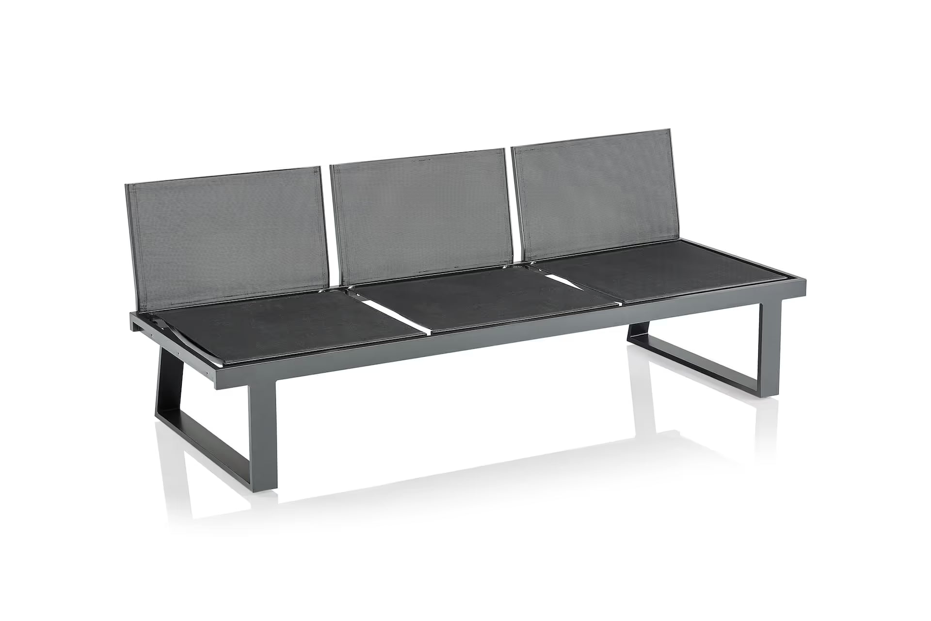 KETTLER RASMUS MODULAR 3-Sitzer/ Liege – anthrazit/ charcoal Ansicht 1