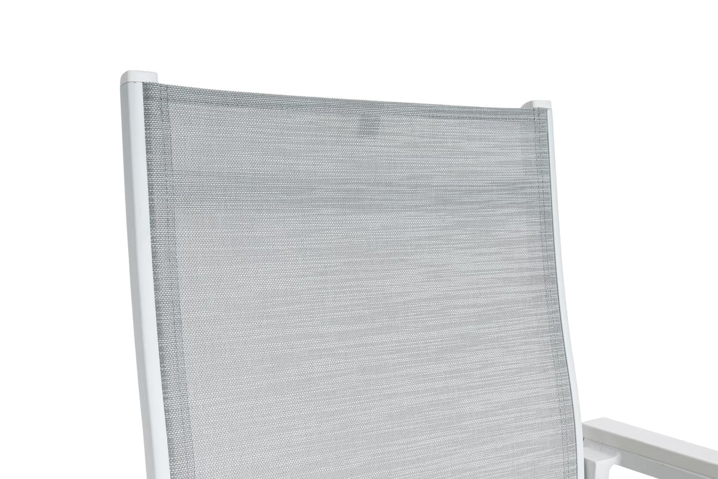 KETTLER BASIC PLUS Stapelsessel zerlegt – weiß matt/ hellgrau Ansicht 5