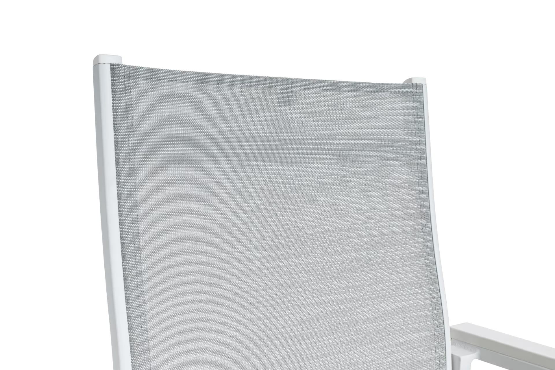 KETTLER BASIC PLUS Stapelsessel zerlegt – weiß matt/ hellgrau Ansicht 5