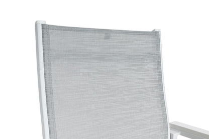 KETTLER BASIC PLUS Stapelsessel zerlegt – weiß matt/ hellgrau Ansicht 5