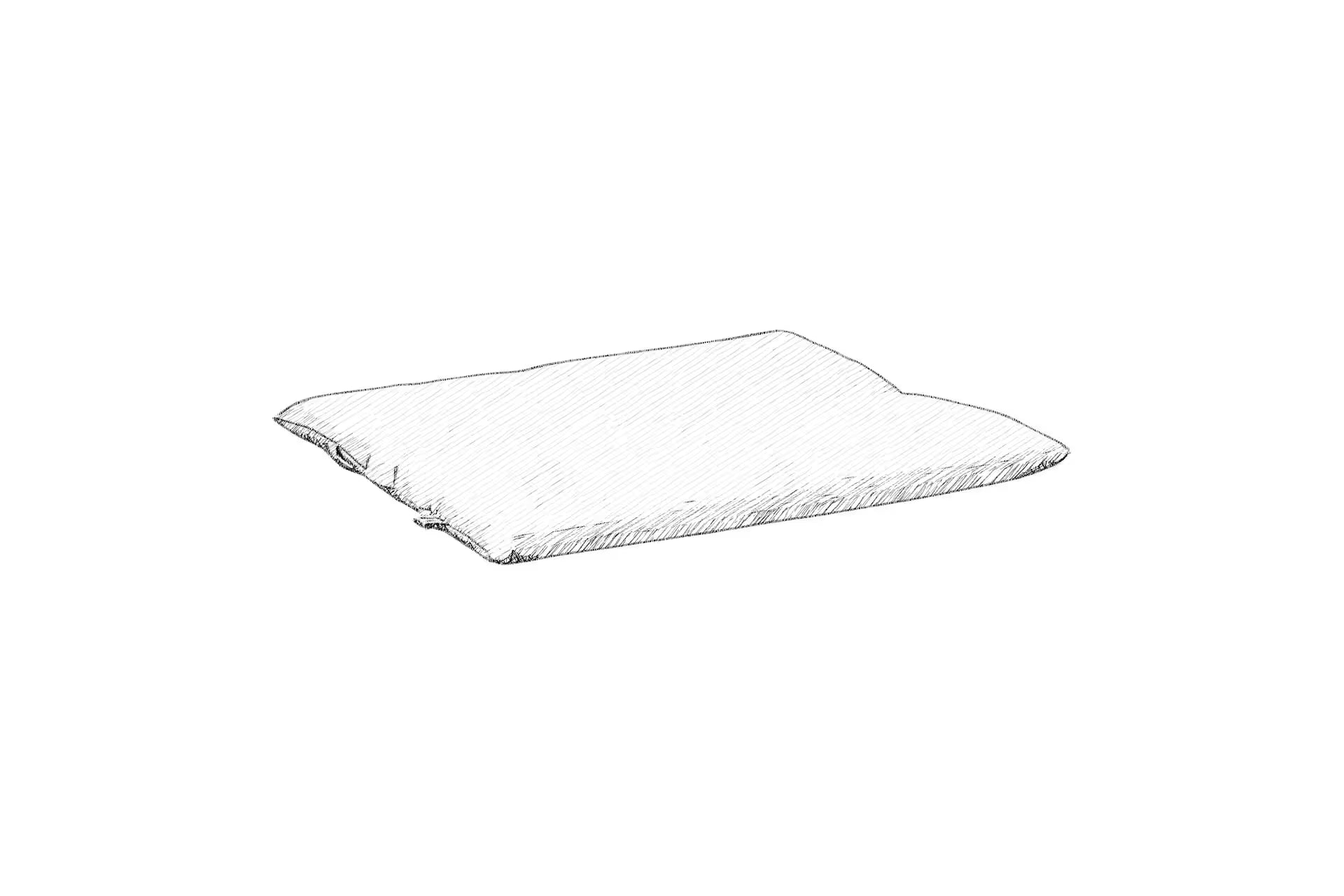 KETTLER SEE Hockerauflage natur – Dessin 8021 (natur) Ansicht 1