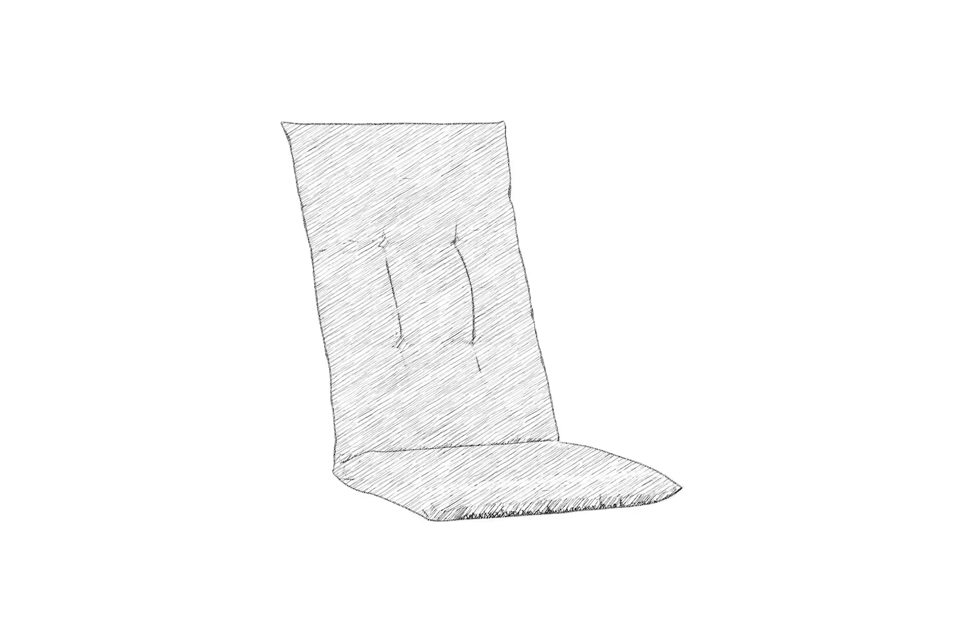 KETTLER HEAR Stapelsesselauflage natur – Dessin 8021 (natur) Ansicht 1