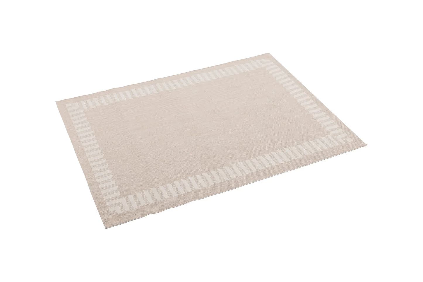 KETTLER OUTDOORTEPPICH FRAME 160 x 230 cm – beige grau Ansicht 1