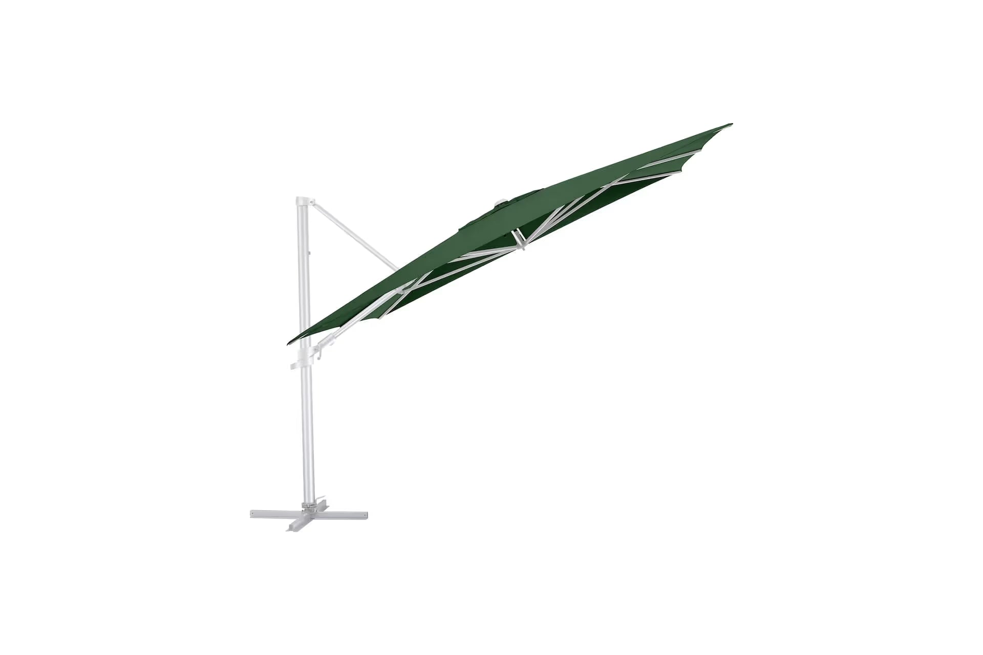 KETTLER EASY FLEX Ampelschirm silber/ grün
300 x 300 cm
inkl. Abdeckhaube + Schirmständer – silber/ grün Ansicht 1