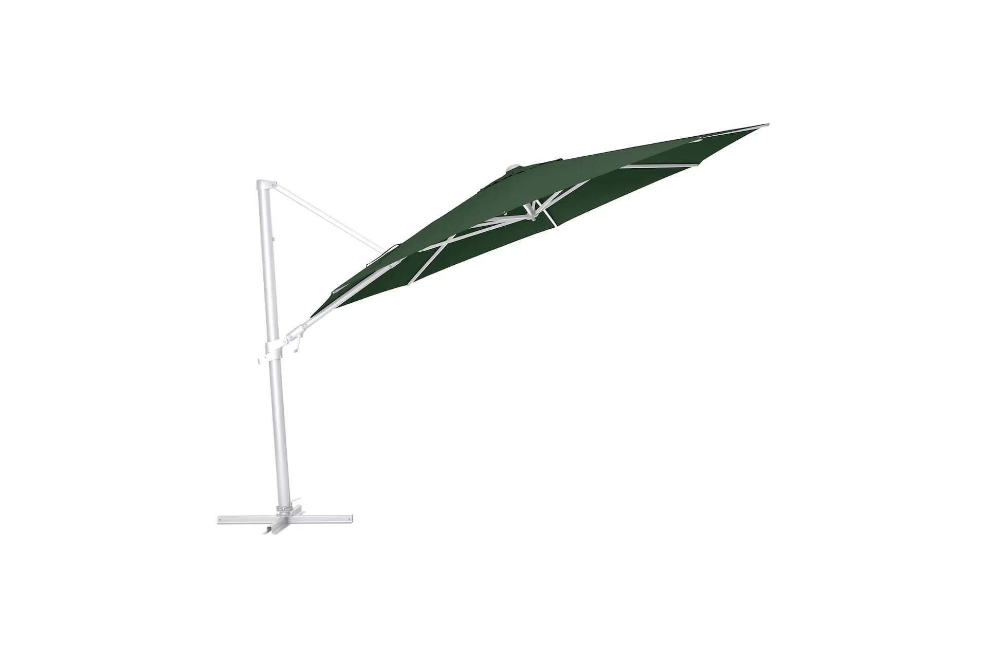 KETTLER EASY FLEX Ampelschirm silber/ grün
Ø 350 cm
inkl. Abdeckhaube + Schirmständer – silber/ grün Ansicht 1
