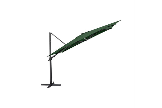 KETTLER EASY FLEX Ampelschirm anthrazit matt/ grün
300 x 300 cm
inkl. Abdeckhaube + Schirmständer – anthrazit matt/ grün Ansicht 1