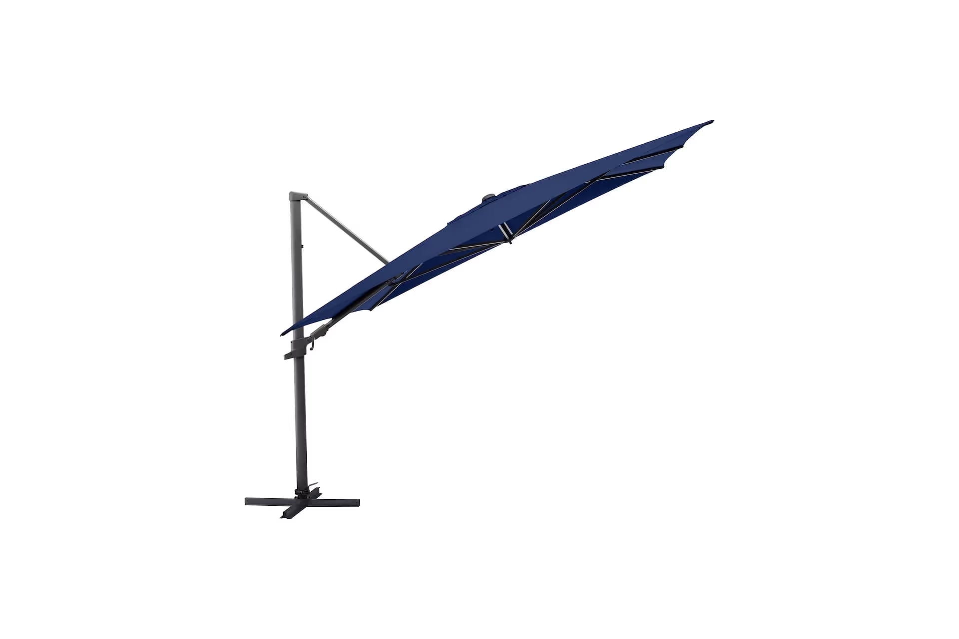KETTLER EASY FLEX Ampelschirm anthrazit matt/ blau
300 x 300 cm
inkl. Abdeckhaube + Schirmständer – anthrazit matt/ blau Ansicht 1