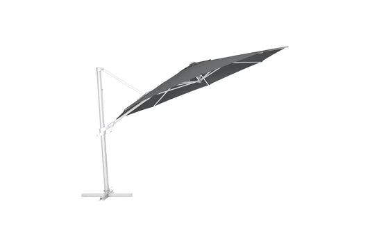 KETTLER EASY FLEX Ampelschirm silber/ anthrazit
Ø 350 cm
inkl. Abdeckhaube + Schirmständer – silber/ anthrazit Ansicht 1