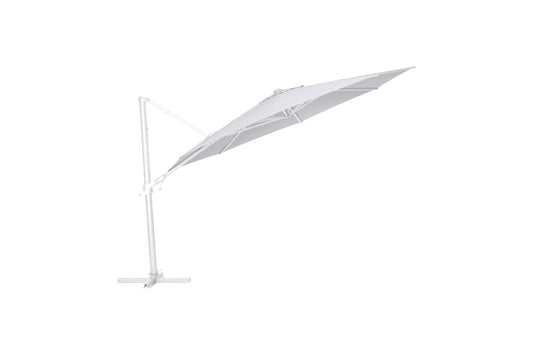 KETTLER EASY FLEX Ampelschirm weiß matt/ hellgrau
Ø 350 cm
inkl. Abdeckhaube + Schirmständer – weiß matt/ hellgrau Ansicht 1