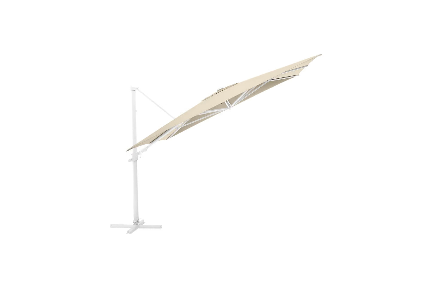 KETTLER EASY FLEX Ampelschirm weiß matt/ natur
300 x 300 cm
inkl. Abdeckhaube + Schirmständer – weiß matt/ natur Ansicht 1