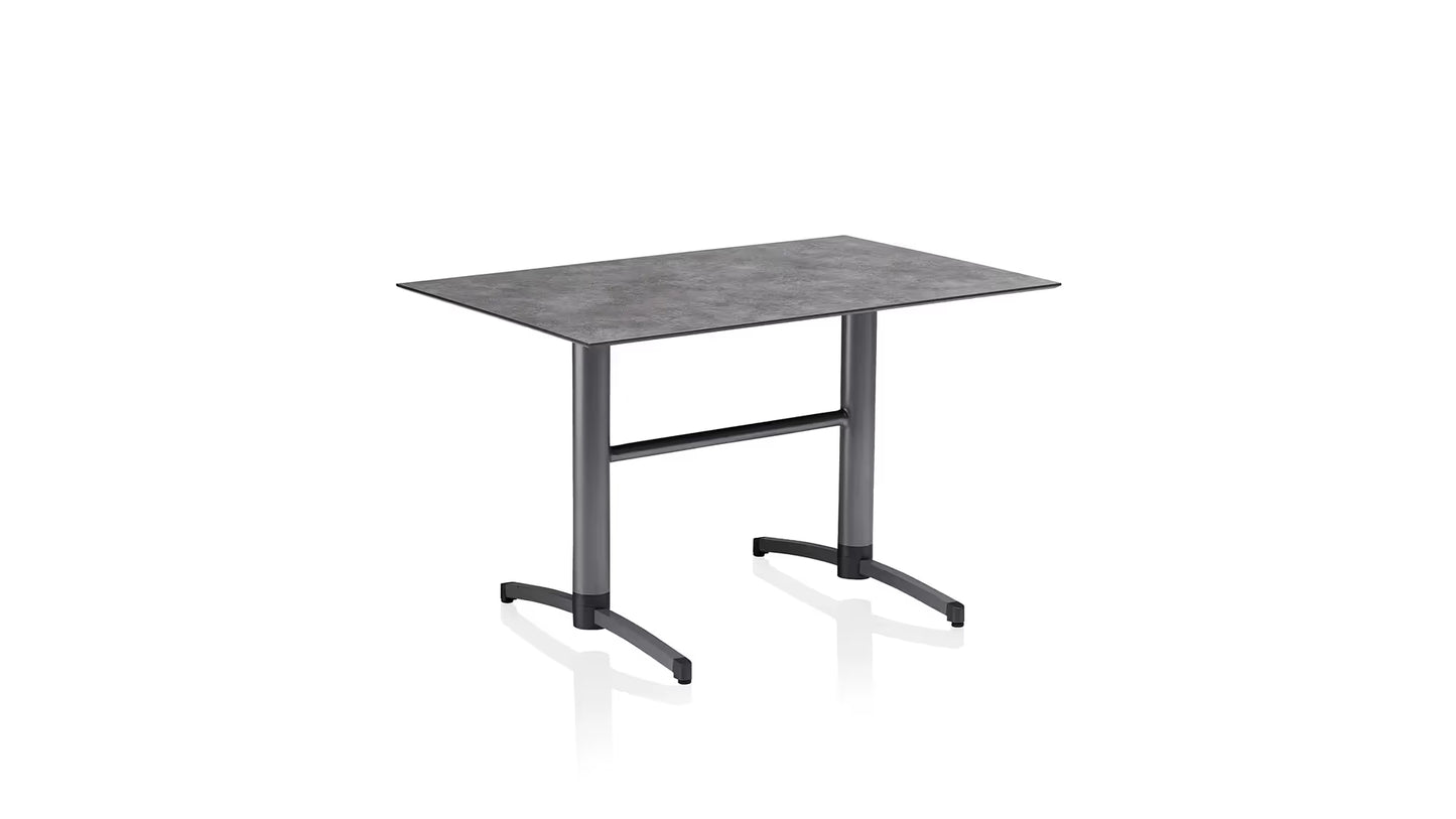 KETTLER TUBE Tischgestell 120 x 80 cm (CONTRACT) – anthrazit Ansicht 1