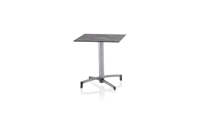KETTLER TUBE Tischgestell 70 x 70 cm (CONTRACT) – silber Ansicht 1