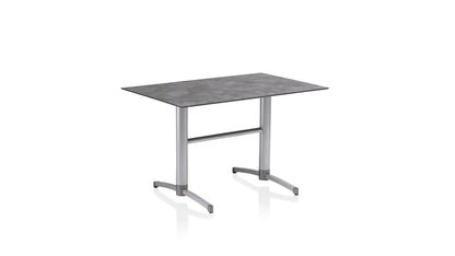 KETTLER TUBE Tischgestell 120 x 80 cm – silber Ansicht 1