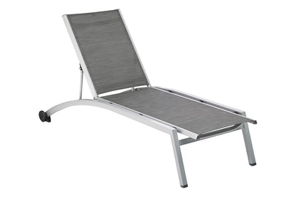 KETTLER FORMA II Stapelliege – silber/ graphit Ansicht 1