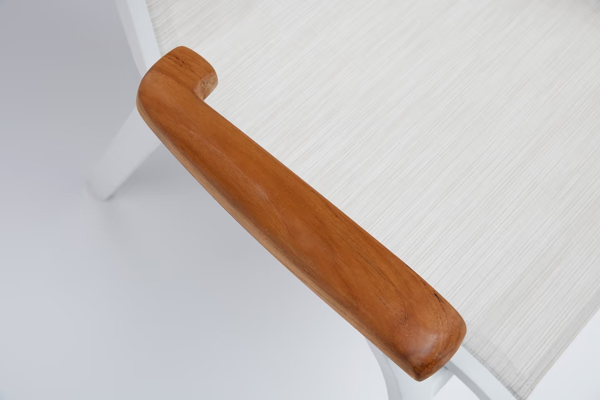 KETTLER MEMPHIS Stapelsessel – weiß matt/ beige/ natur Ansicht 6