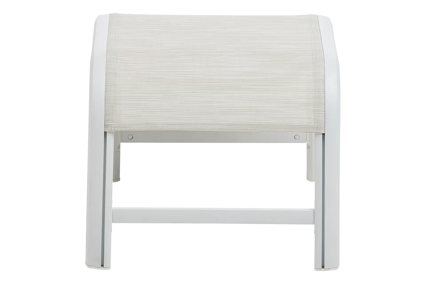 KETTLER MEMPHIS Hocker – weiß matt/ beige Ansicht 2