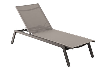KETTLER LATITUDE Rollliege ohne Armlehne – taupe/taupe Ansicht 1