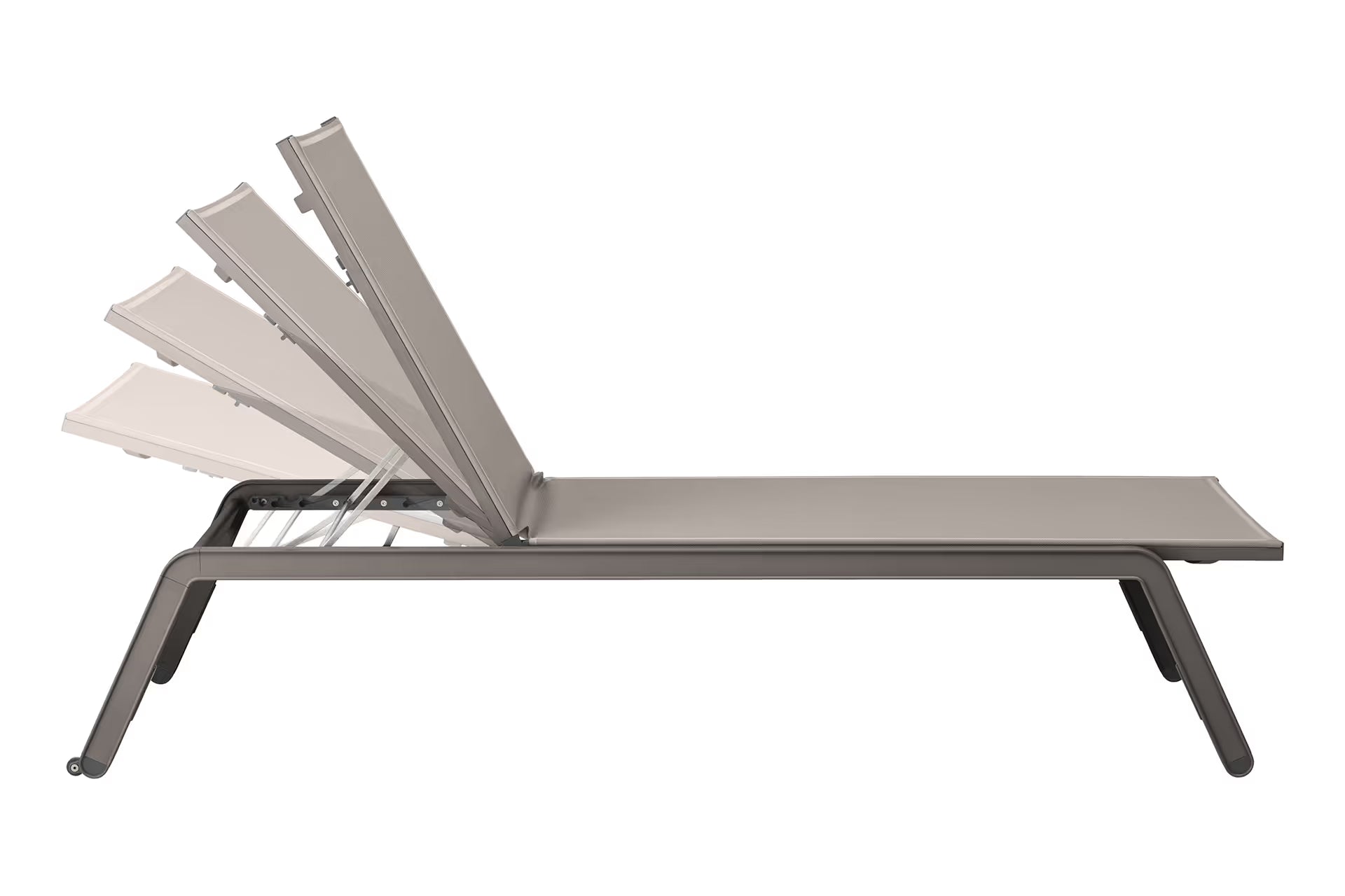 KETTLER LATITUDE Rollliege ohne Armlehne – taupe/taupe Ansicht 4