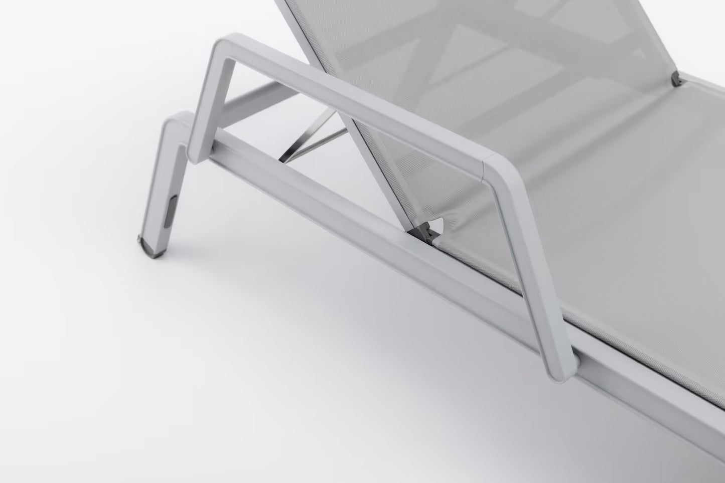 KETTLER LATITUDE Rollliege mit Armlehne – hellgrau/hellgrau Ansicht 6