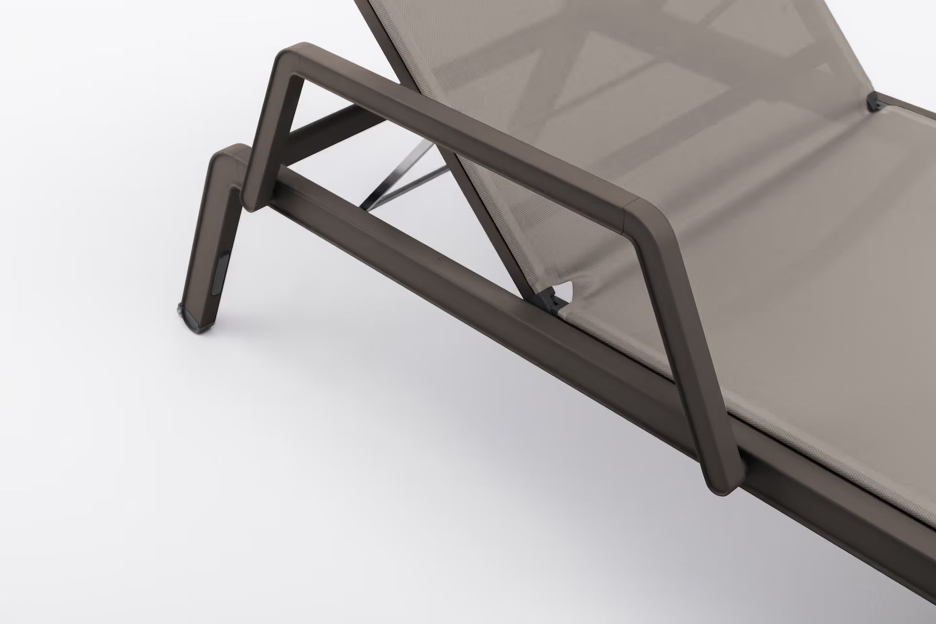 KETTLER LATITUDE Rollliege mit Armlehne – taupe/taupe Ansicht 6