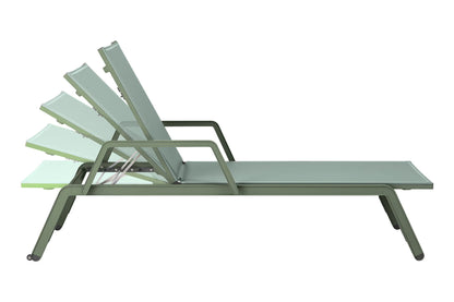 KETTLER LATITUDE Rollliege mit Armlehne – grün/grün Ansicht 4
