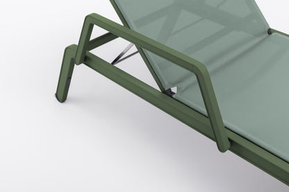 KETTLER LATITUDE Rollliege mit Armlehne – grün/grün Ansicht 6
