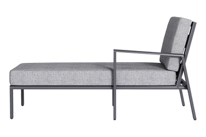 KETTLER ZENITH Chaiselongue rechts – anthrazit matt/ hellgrau meliert Ansicht 2