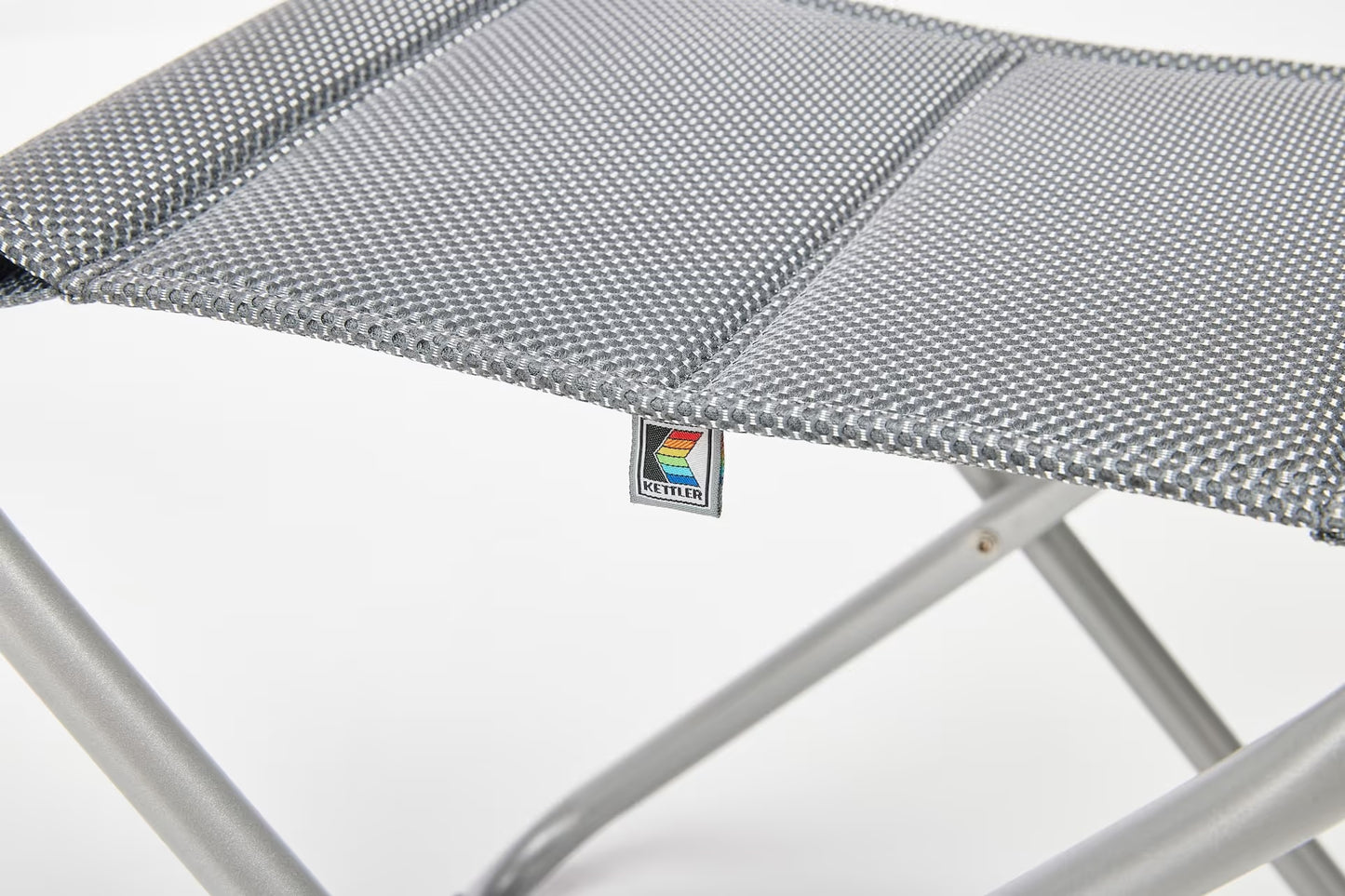 KETTLER SLIGHT Falthocker silber/grau – silber/ grau Ansicht 4