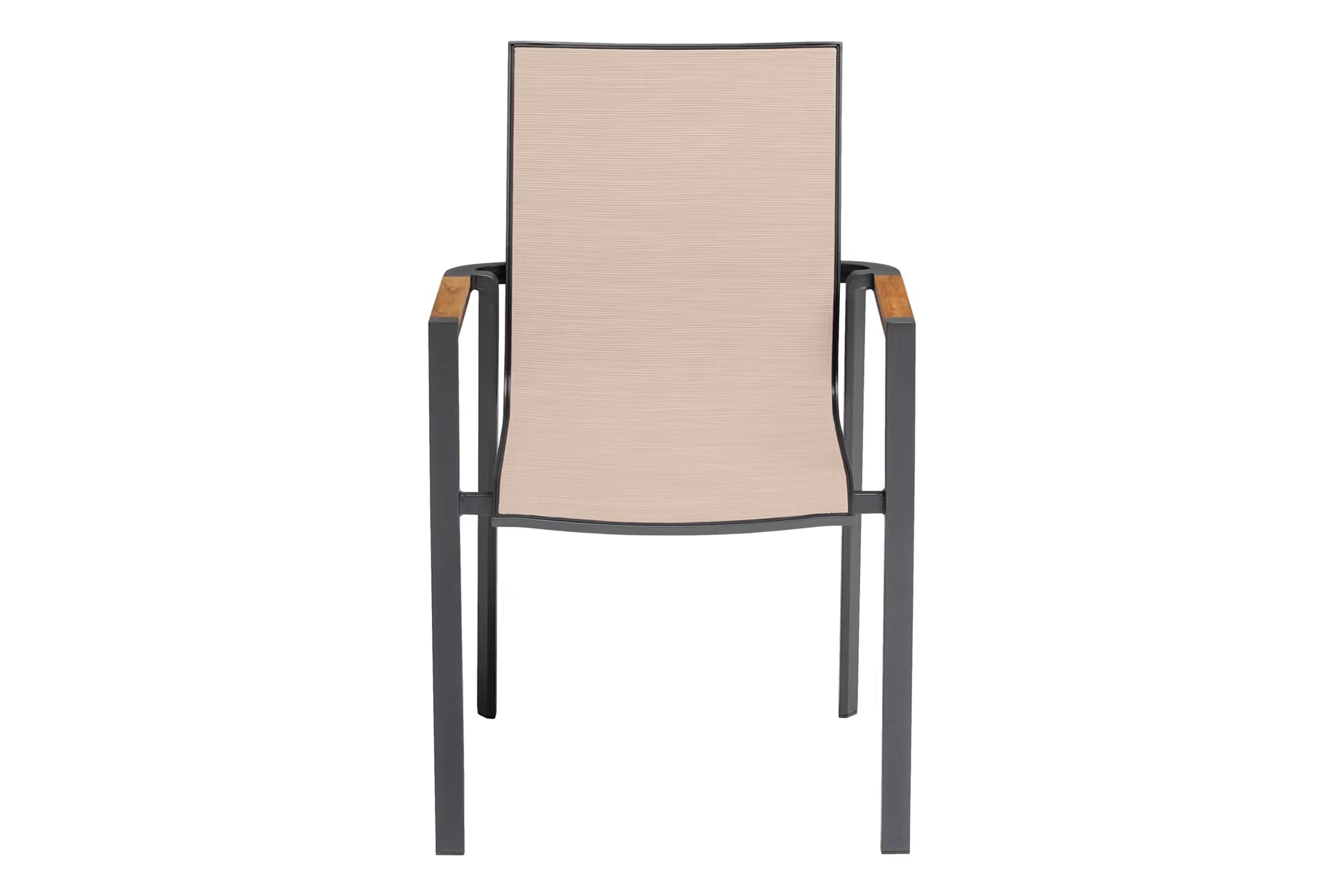 KETTLER SENSE Stapelsessel – anthrazit matt/ sakura/ natur Ansicht 2