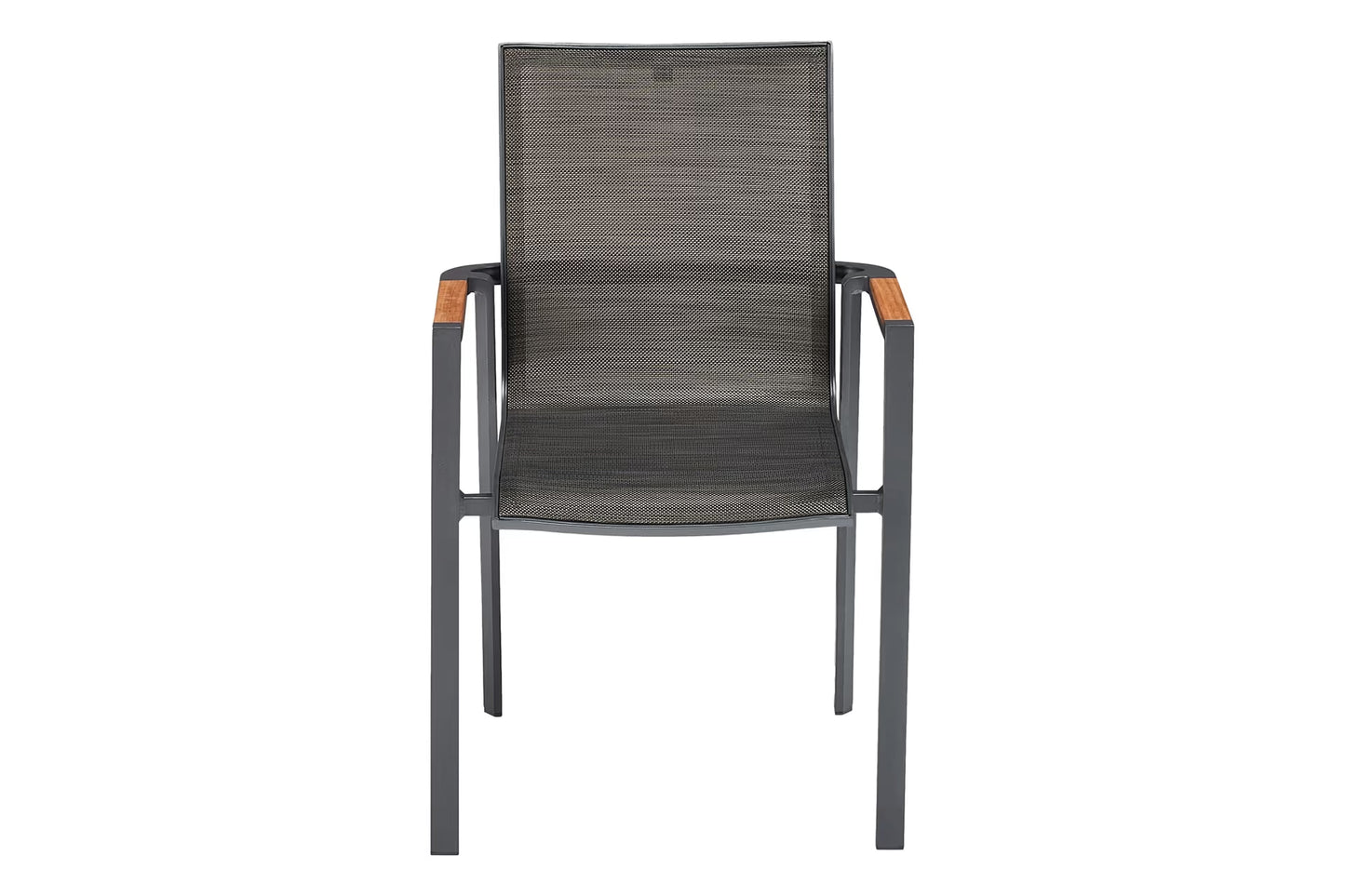 KETTLER SENSE Stapelsessel – anthrazit matt/ bronze/ natur Ansicht 2
