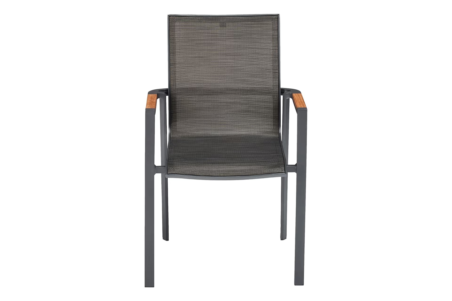 KETTLER SENSE Stapelsessel – anthrazit matt/ bronze/ natur Ansicht 2