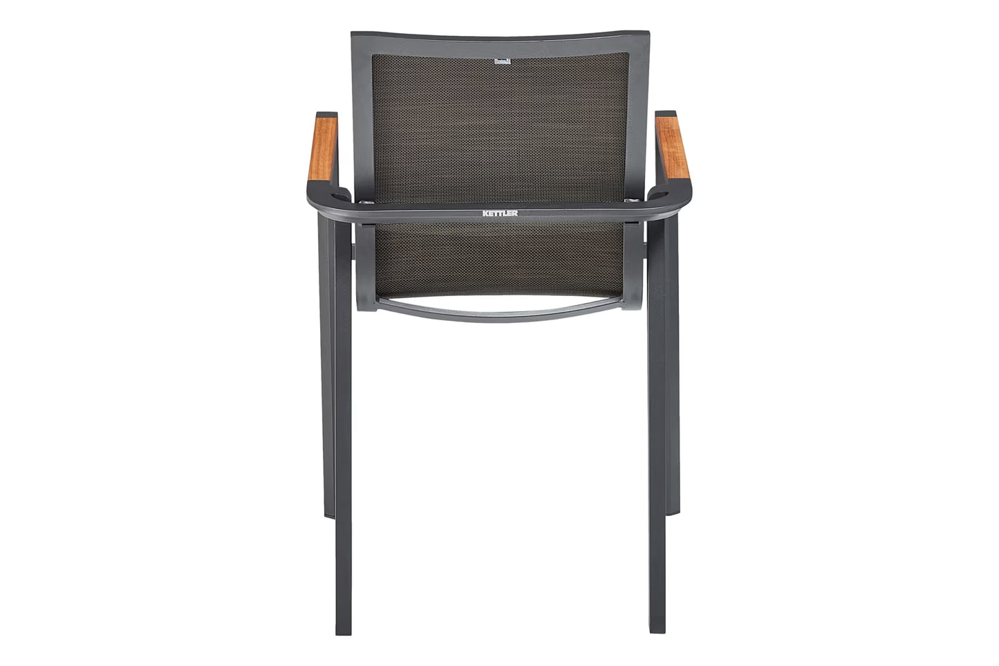 KETTLER SENSE Stapelsessel – anthrazit matt/ bronze/ natur Ansicht 4
