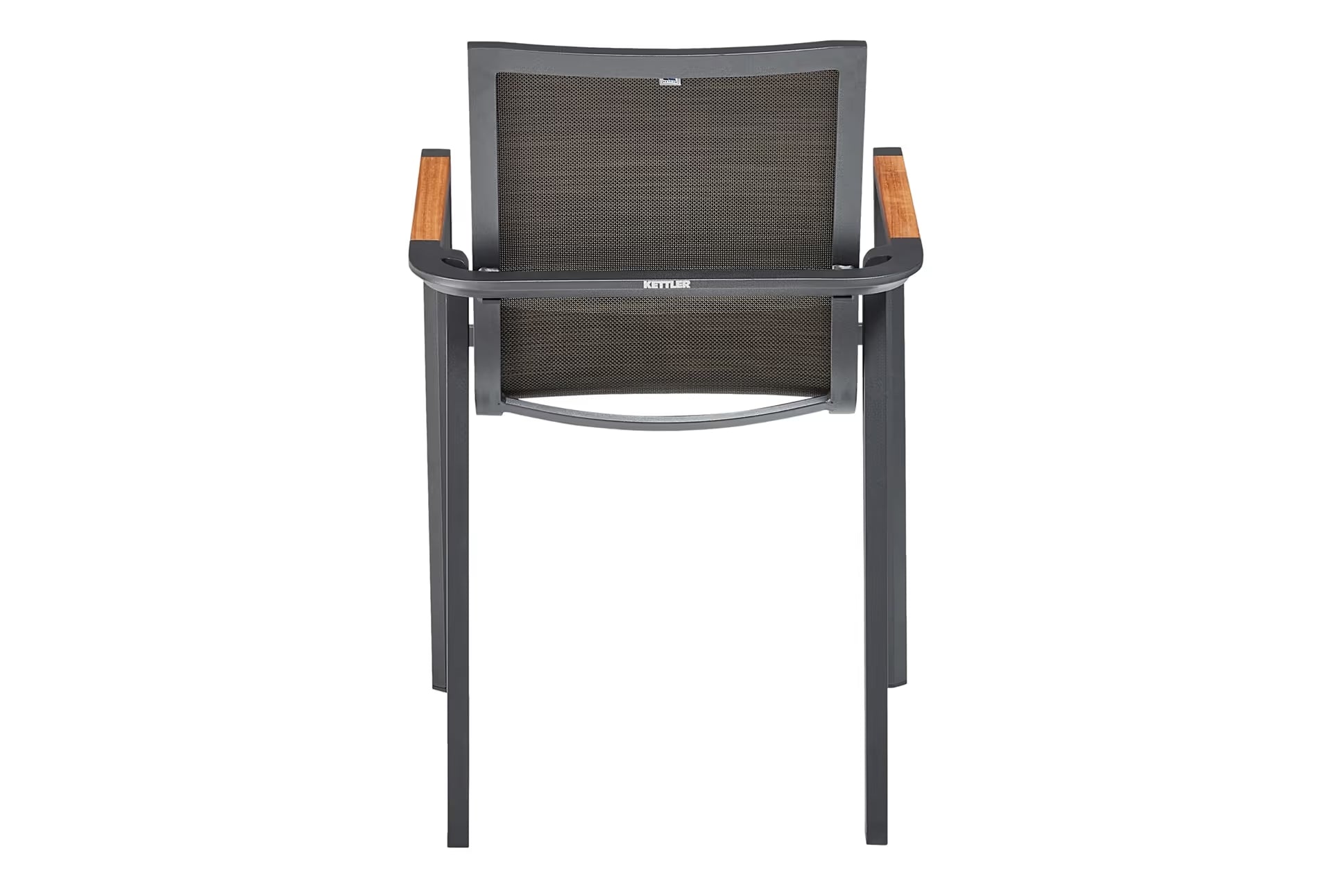 KETTLER SENSE Stapelsessel – anthrazit matt/ bronze/ natur Ansicht 4