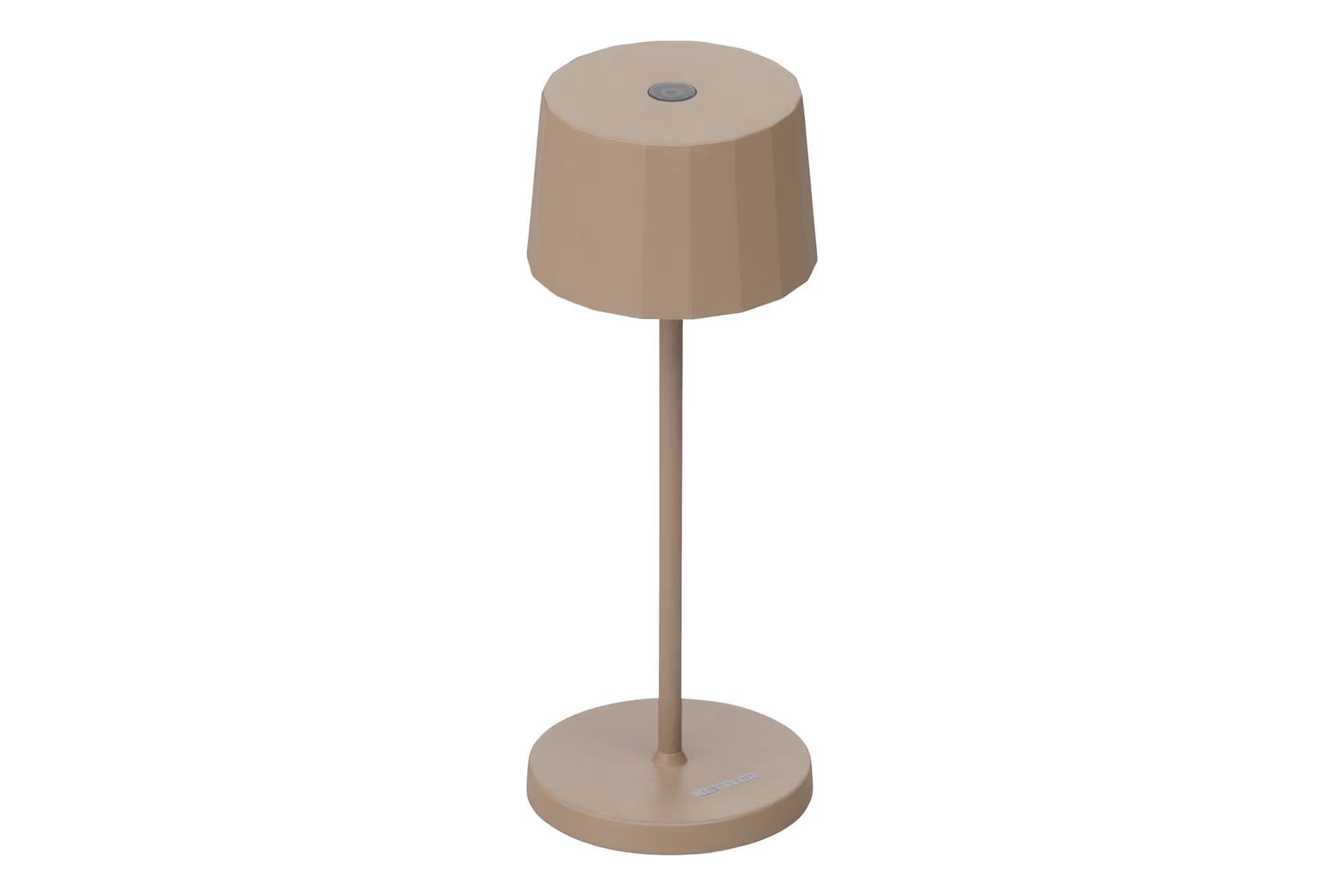 KETTLER KETTLIGHT Tischleuchte RIBBED Micro – matt taupe Ansicht 1